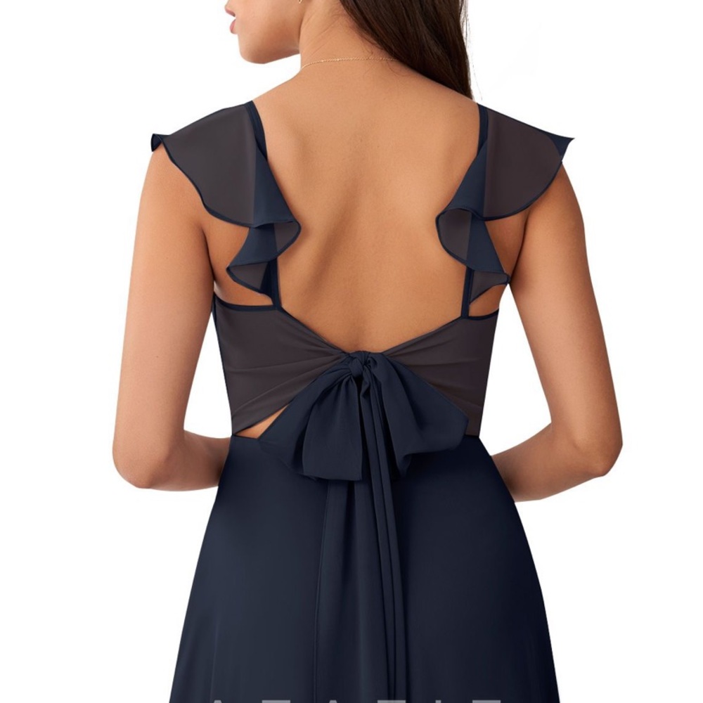 AZAZIE Everett Dress Navy size 14 - Picture 5 of 11